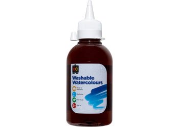 Washable Watercolours 250mL Brown