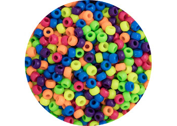 Pony Beads Neon Pk 1600