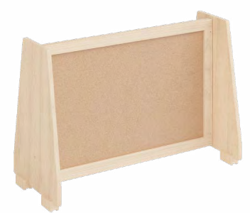 Edu-Fun Divider Cork Panel 127cm x 57cm H Assembled