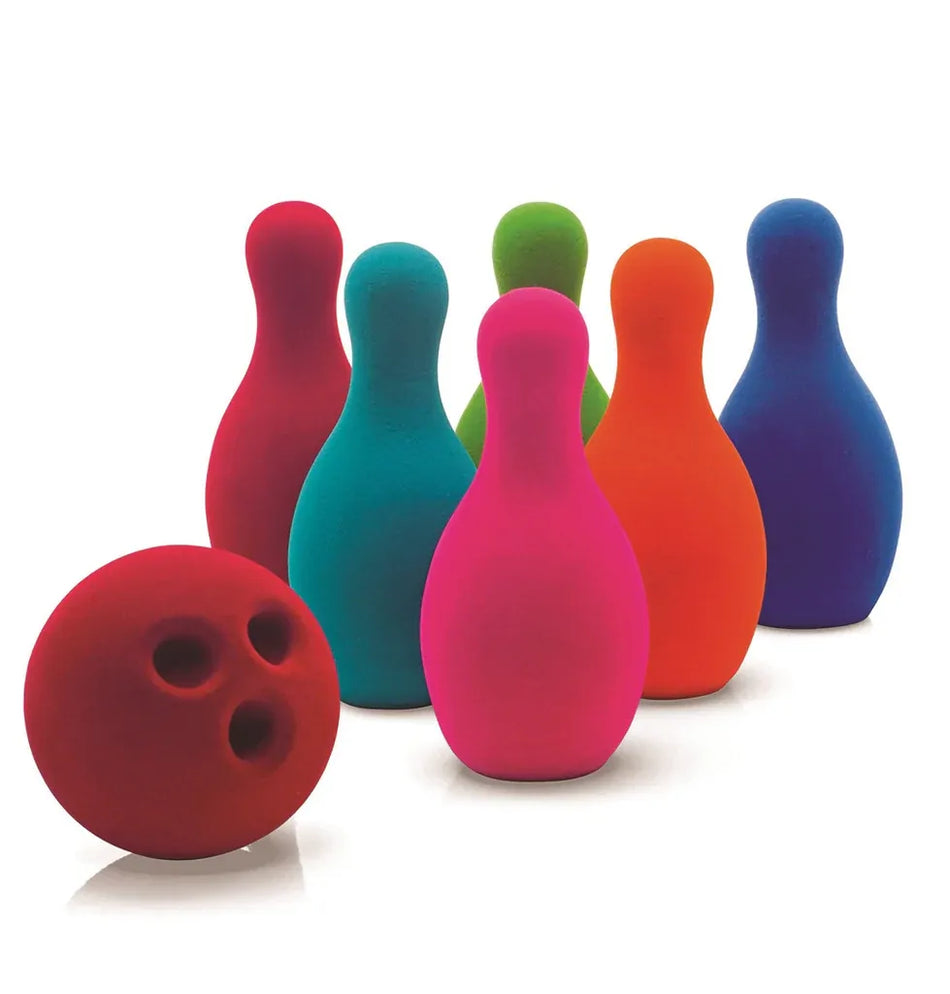 Rubbabu Bowling Set Small 14cm
