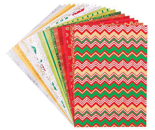 Handmade Pattern Paper A4 20pk Christmas Colours