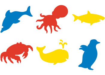 Stencils Sealife Set 6