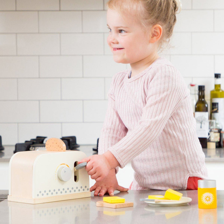 New Classic Toys Pop-up Toaster White