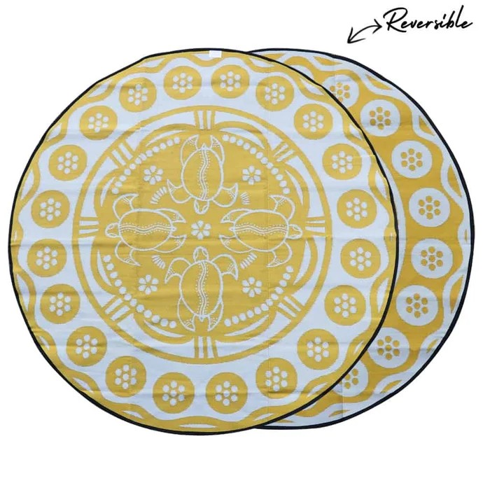 Recycled Mats Turtle Season Mat 2.7m Yellow/White