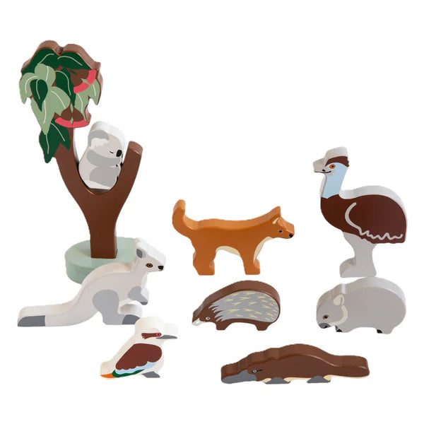 Make Me Iconic Wooden Australian Animals Set 9
