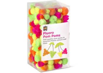 Pom Poms Fluoro Pk 300