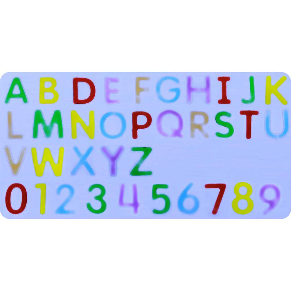 Masterkidz Squashy Uppercase Alphabet & Numbers 36pc