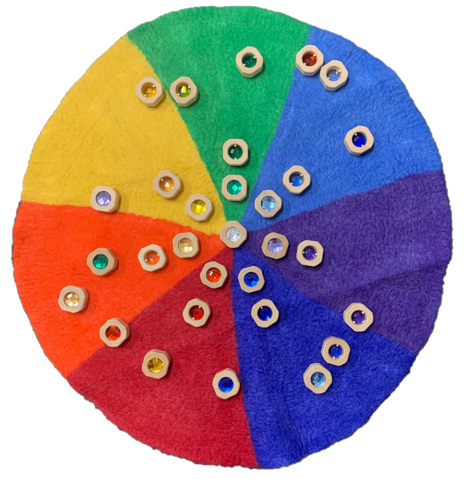Papoose Bitcoin Window Rainbow Set 15pc