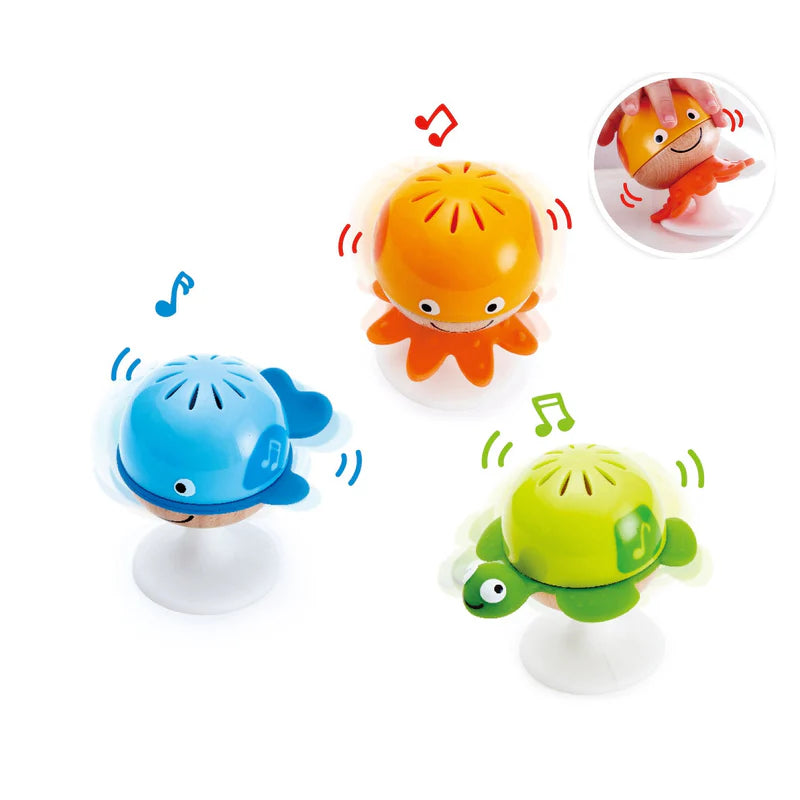 Hape Stay Put Rattle Set 3pc