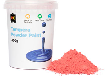 Tempera Powder Paint 450gm Red