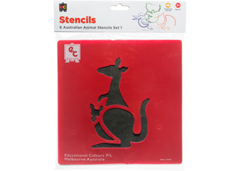 Stencils Australian Animals #1 Set 6