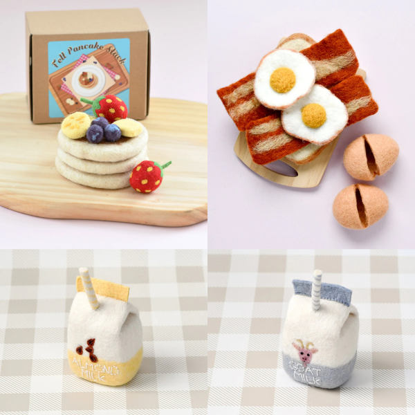 Tara Treasures Felt Bakery & Breakfast Set