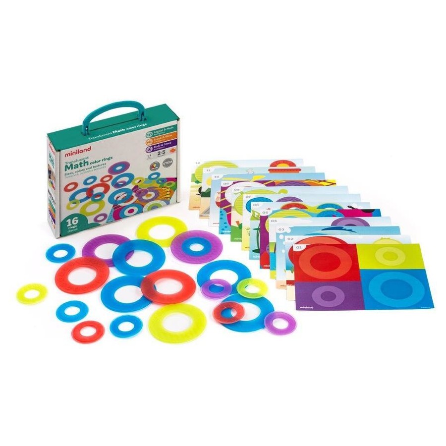 Miniland Translucent Math Colour Rings