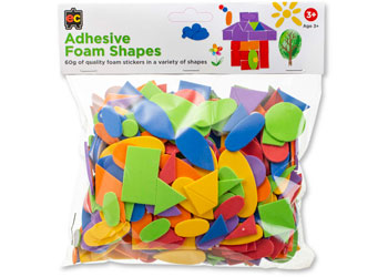 Adhesive Foam Shapes 60g