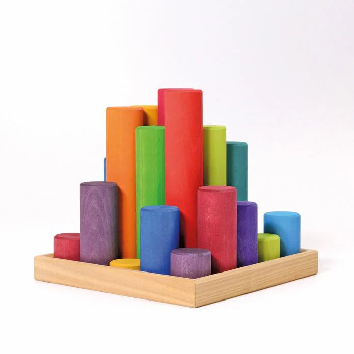 Grimm's Rollers Large Building Set Rainbow