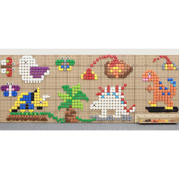 Masterkidz STEM Wall Geometric Shapes Set 1 (64 Pcs)