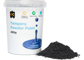 Tempera Powder Paint 450gm Black