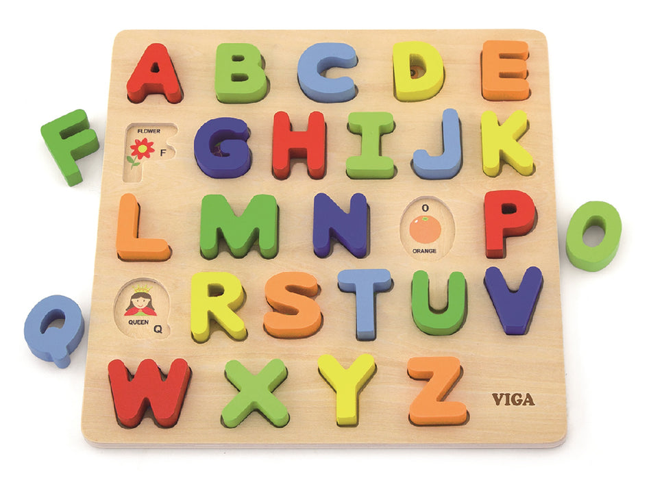 Viga Block Puzzle Alphabet Upper Case