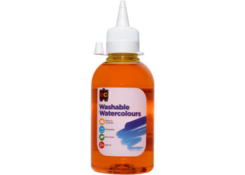 Washable Watercolours 250mL Yellow