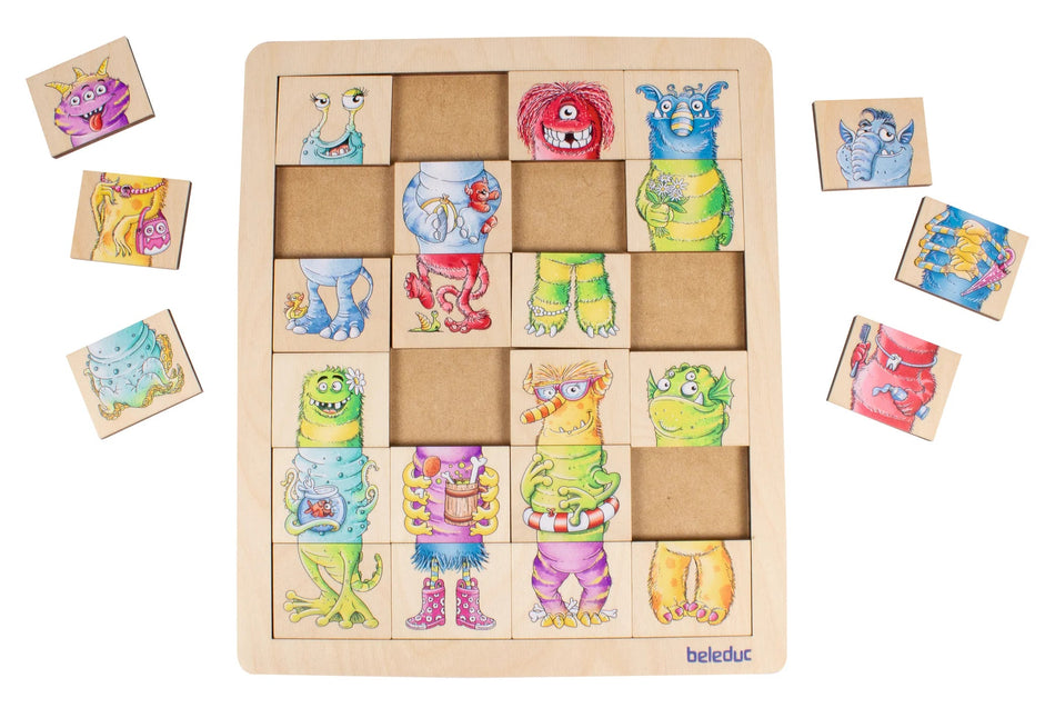 Beleduc Match & Mix Puzzle Monster