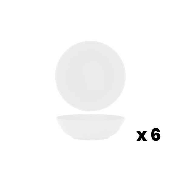 Superware Melamine Soup Bowl White 15cm 6pk