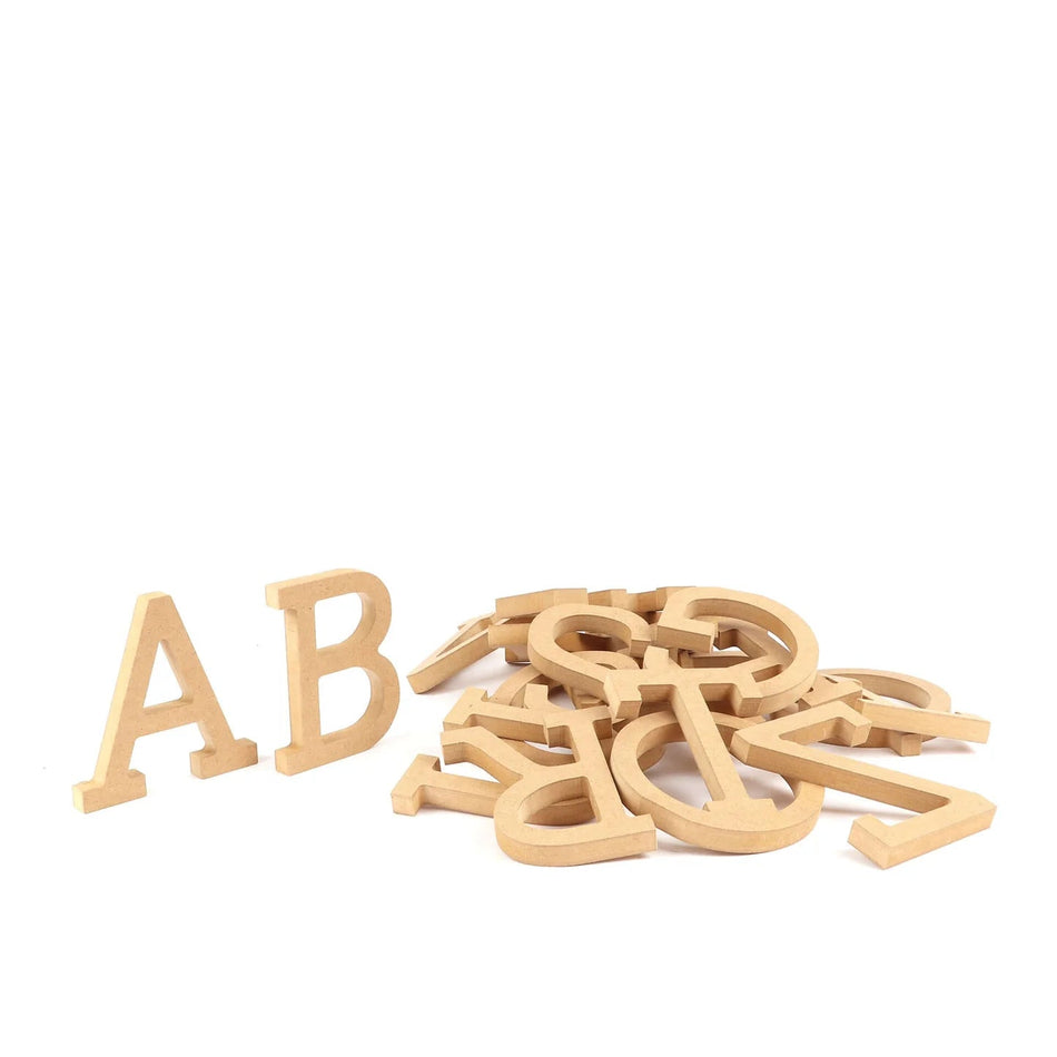 Edu-Fun Standing Wooden Uppercase Letters
