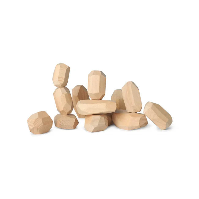 Kinderfeets Stacking Stones 14pc Natural