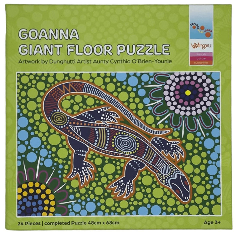 Wingaru Education Giant Floor Puzzle - Goanna