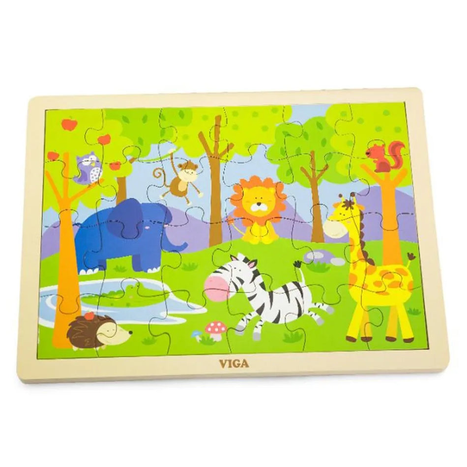 Viga Safari Puzzle 24pc