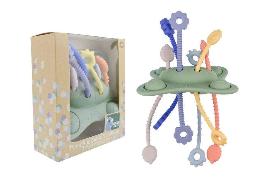 Koala Dream Silicone Pop & Pull Sensory Teether
