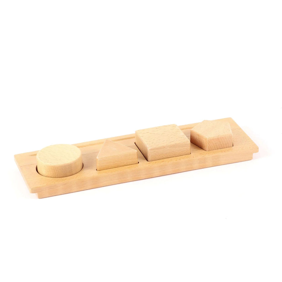 Edu-Fun Natural Toddler First Shape Board