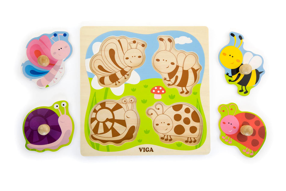 Viga Big Knob Puzzle Insect
