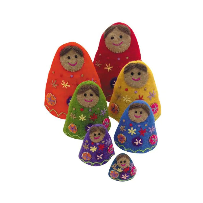 Papoose Babushka Rainbow 7pc