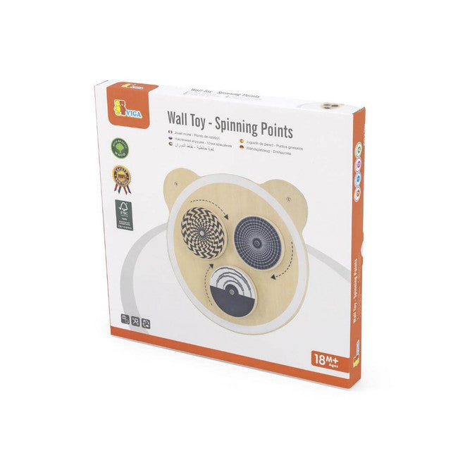 Viga Wall Toy Spinning Points