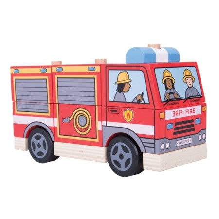 Bigjigs Toys Stacking Fire Engine