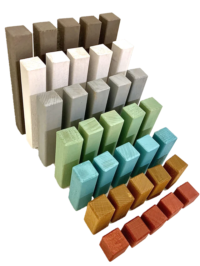 Papoose Wood Earth Steps Set 35