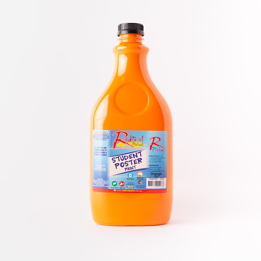 Student Poster Paint Orange 2Lt
