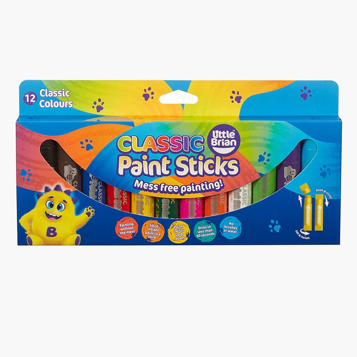 Little Brian Paint Sticks Metallic Set 12