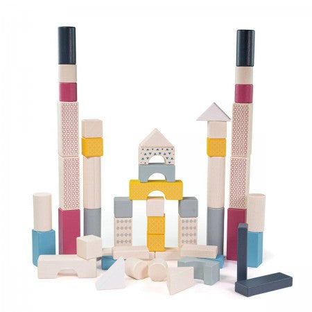 Bigjigs FSC Drum of 50 Blocks