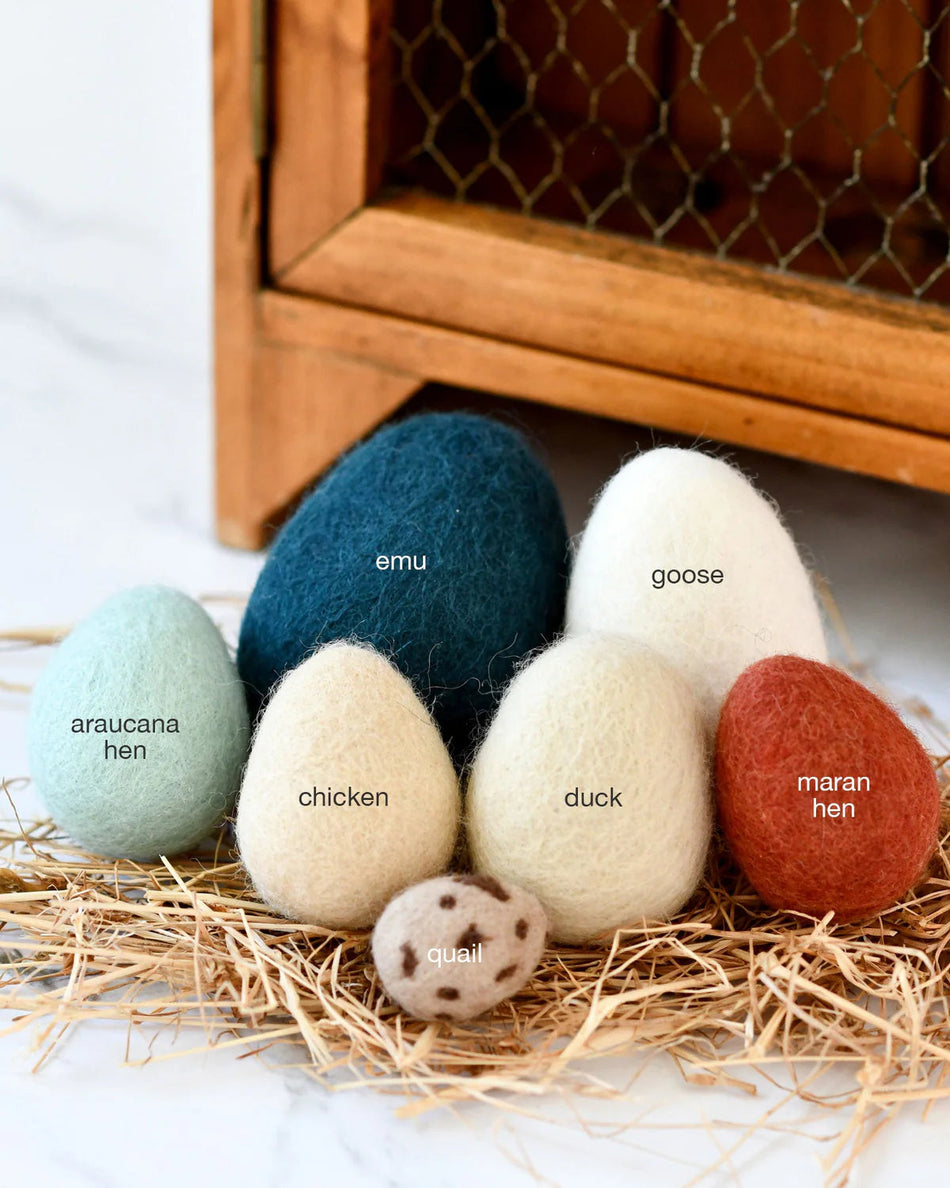 Tara Treasures Felt Eggs 7pc