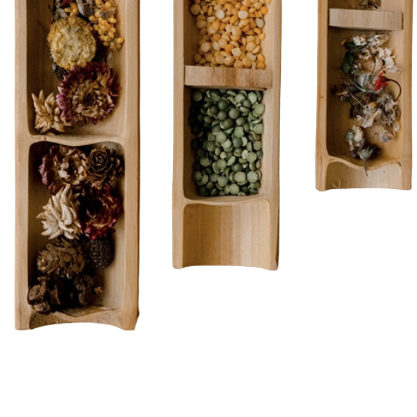 Q Toys Bamboo Sorting Trays Set of 3