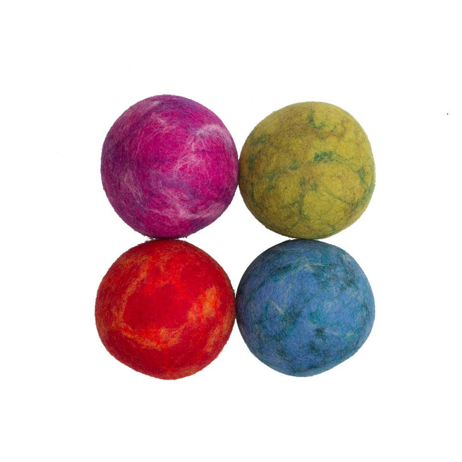 Papoose Balls Marbled 7cm 4pc
