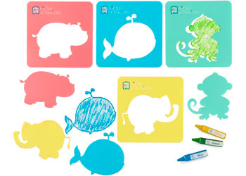 Stencils My First Stencils Pk 4
