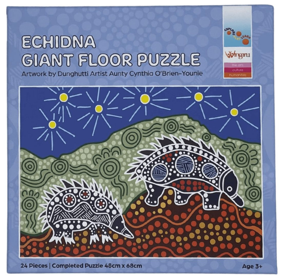 Wingaru Education Giant Floor Puzzle - Echidna