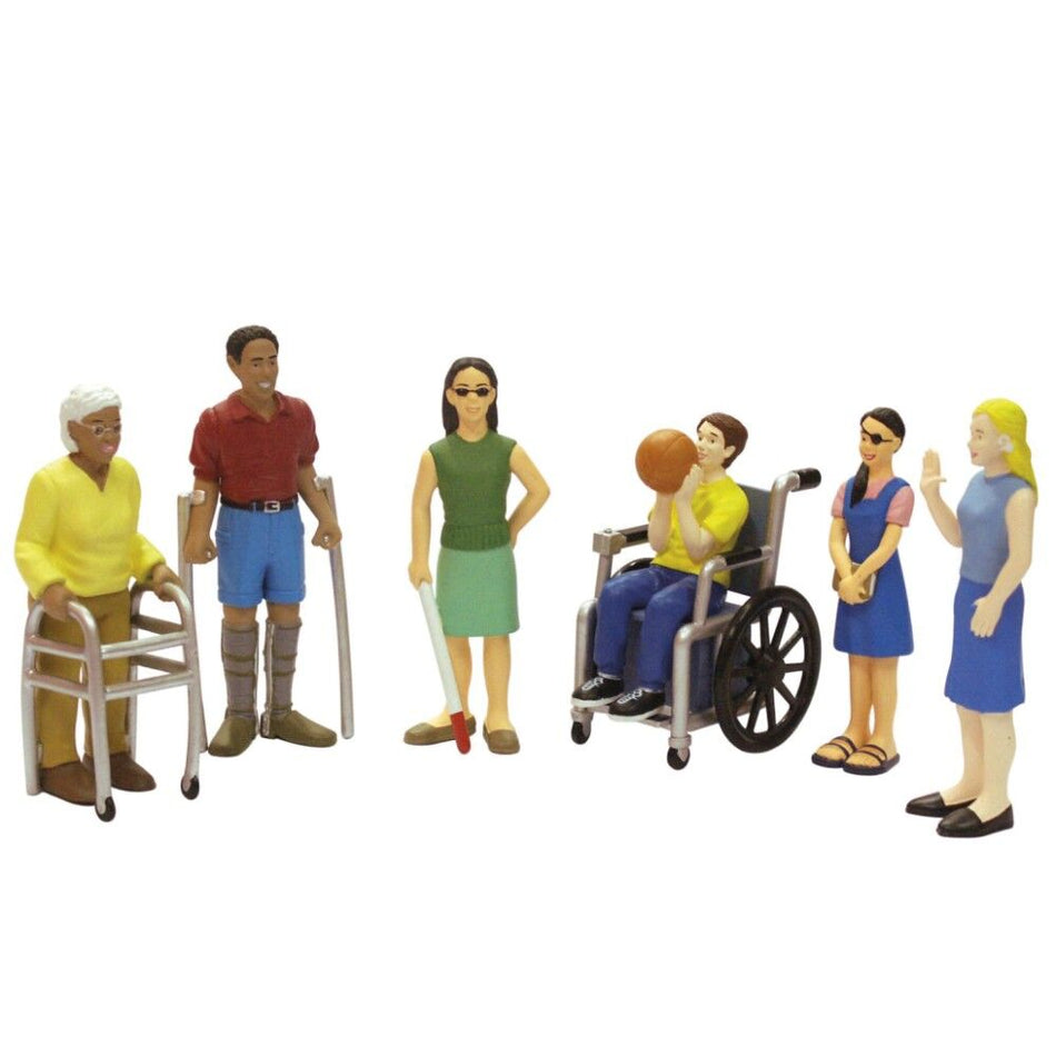 Miniland Figurines Functional Diversity 6pc
