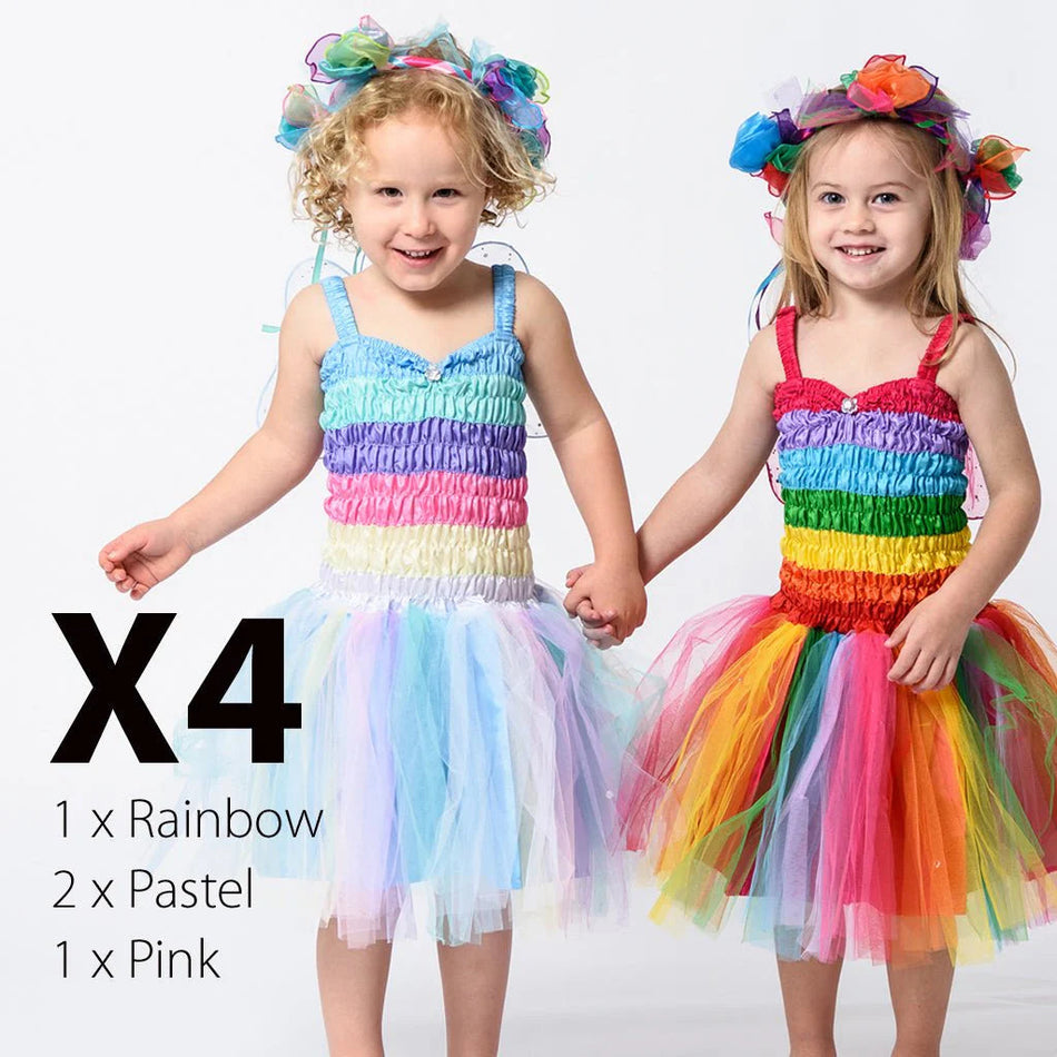 Let's Dress Up Toddler Fairy Dresses 4pc