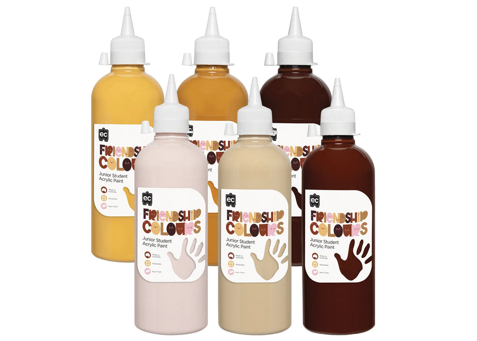 Friendship Colours People Paint 500ml Set of 6