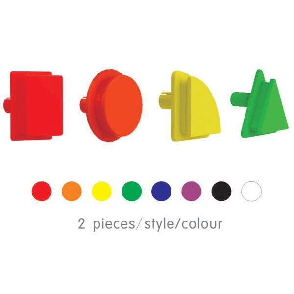 Masterkidz STEM Wall Geometric Shapes Set 1 (64 Pcs)