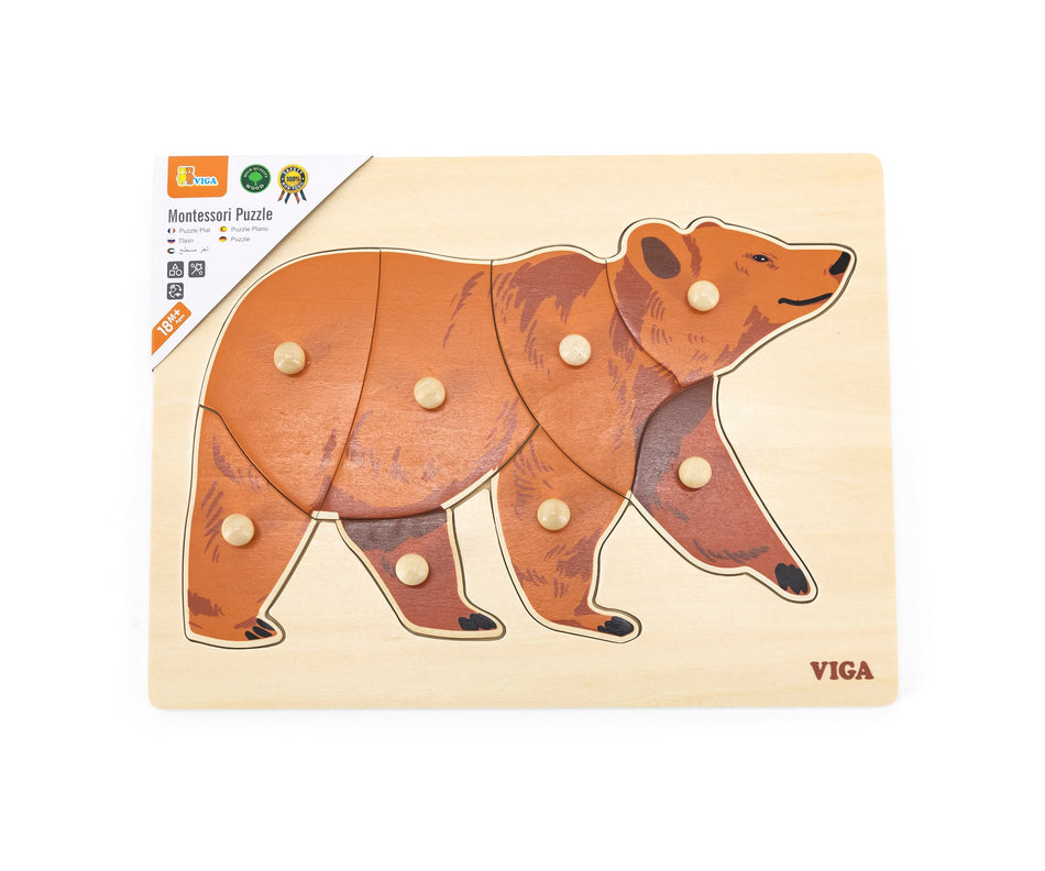 Viga Montessori Puzzle Bear