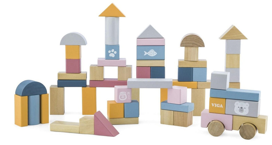 PolarB Wooden Blocks 60pc